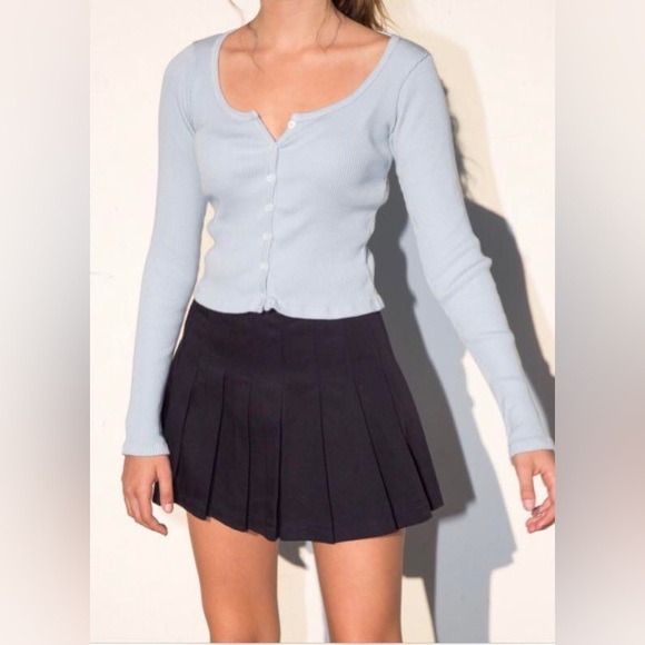 Brandy Melville Tops - Brandy Melville Zelly Top Long Sleeve baby blue